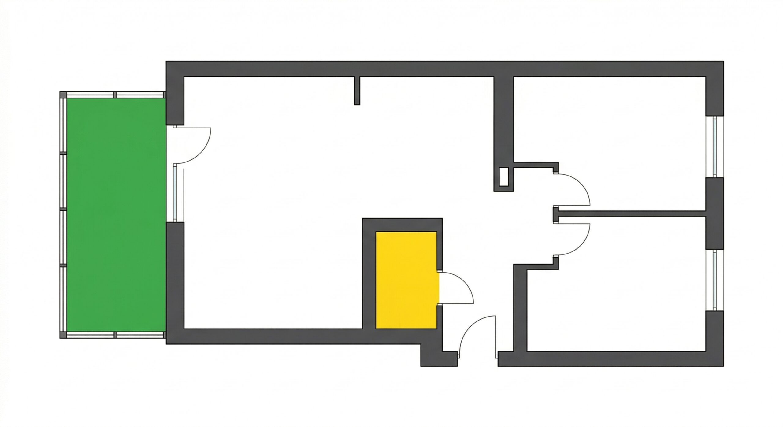 Açık çıkma balkon ve eklenti depo emsal (KAKS) muafiyet planı